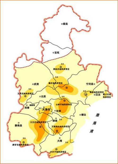 天津市地熱資源分布規律-地熱開發利用-地大熱能